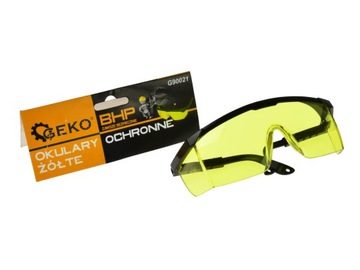 GEKO OKULARY OCHRONNE ŻÓŁTE G90021