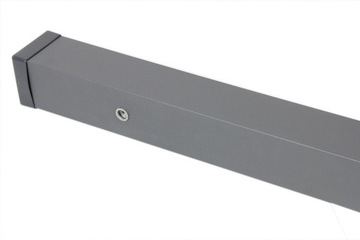 SŁUPEK BRAMOWY 100X100 mm WYS. 2,0 M KOLOR GRAFIT ANTRACYT STRUKTURA