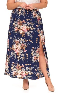 Женская юбка Maxi Long с рисунком резания с хрупким модным Moraj m