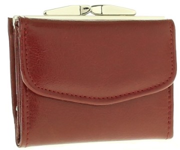 Skórzany portfel damski skóra mały PL PROD