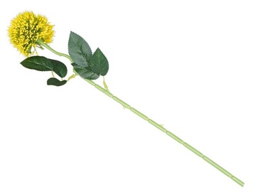 CZOSNEK SZTUCZNE KWIATY GAŁĄZKA DO STROIKÓW 48 cm LIŚCIE WIELKANOC ŻÓŁTY