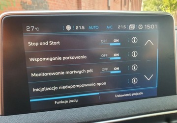 Peugeot 3008 II Crossover 1.2 PureTech 130KM 2019 Peugeot 3008 CrossWay Kamera Serwis GetHelp 1.2 Benzyna 130KM, zdjęcie 23