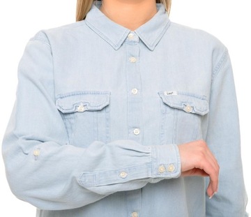 LEE koszula JEANS loose SLOUCHY SHIRT _ 38 S