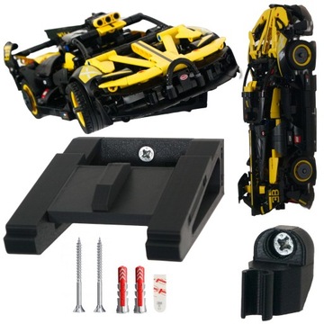 Bugatti Bolide 42151/42152 - Uchwyt Na Ścianę Na LEGO - Poziomy i Pionowy