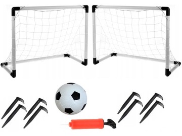 БОЛЬШИЕ ФУТБОЛЬНЫЕ ВОРОТА 180х120см ИЛИ КОМПЛЕКТ ИЗ ДВУХ ВОРОТ 92Х65см + МЯЧ