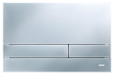 Кнопка слива унитаза JOMO, матовый хром