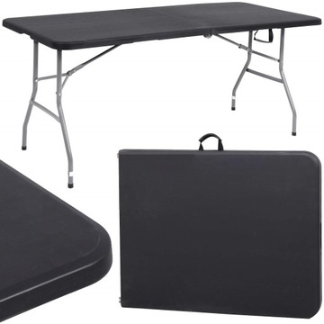 СКЛАДНОЙ ТУРИСТИЧЕСКИЙ САДОВЫЙ СТОЛ ДЛЯ КЕЙТЕРИНГА ЧЕМОДАН 180см БАНКЕТНЫЙ