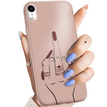ETUI DO IPHONE XR WZORY FUCK YOU FUCK OFF OBUDOWA POKROWIEC CASE