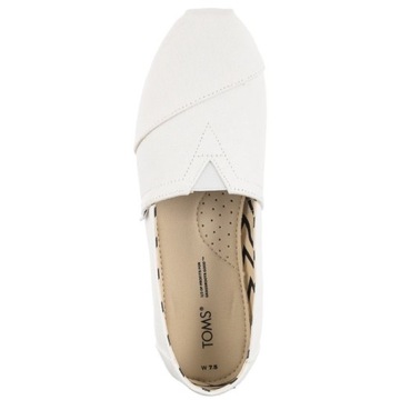 Buty Espadryle Damskie Toms Alpargata Cotton Białe