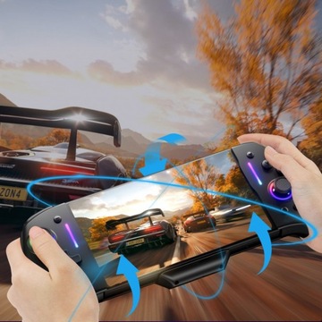 Pad zamiennik do Nintendo Switch JoyCom Switch Grip RGB FASTSNAIL