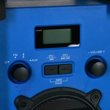 РАДИО СТРОИТЕЛЬНОЕ BLAUPUNKT JOBSITE Bluetooth АКУ 2200 мАч FM AUX Дисплей LCD