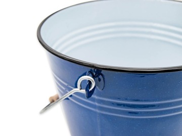 Эмалированное ведро, традиционное пищевое ведро, 28 см.