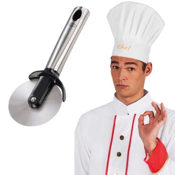 НОЖ ДЛЯ РЕЗКИ ПИЦЦЫ, КРУГЛЫЙ НАПРАВЛЯЮЩИЙ, КОЛЕСО, СТАЛЬ