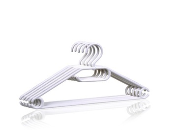 WIESZAK UBRANIOWY ODZIEŻOWY OBROTOWE 25SZ BIAŁY