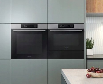 Духовка Samsung NV7B5645TAS Dual Cook + микроволновая печь NQ5B5713GBS