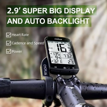 Велосипедный компьютер CYCPLUS M1 BT ANT+ GPS-набор