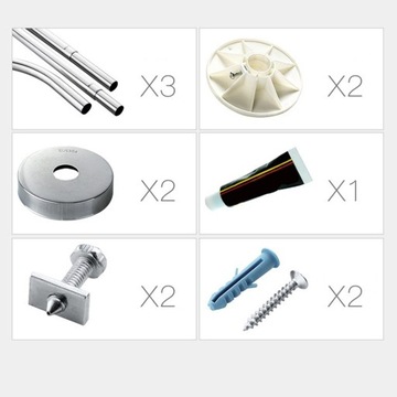 Регулируемая изогнутая карниз для душа, вешалка для одежды, 70-95 см