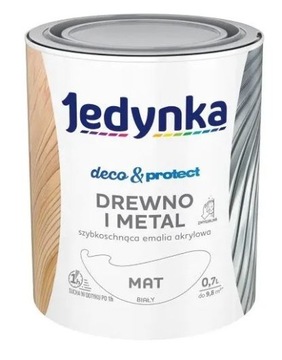 Jedynka Decou&Protect Drewno i Metal mat biały 0,7L/op. (710006321)