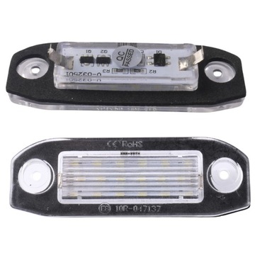 Lampka tablicy rejestracyjnej LED Volvo S40 V50 C30 S60 XC60 XC70 V70 S80