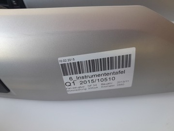 ЦЕНТРАЛЬНАЯ РЕШЕТКА ВОЗДУХА 9231206 BMW 3 GT F34 F30 F31 F32