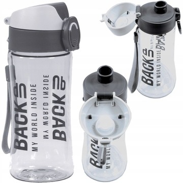 Bidon Backup 400 ml Derform kolor szaro-czarny