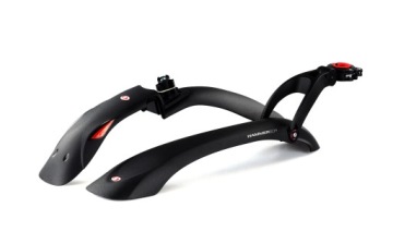 Крылья SIMPLA HAMMER PRO SPEED с зажимом, черные