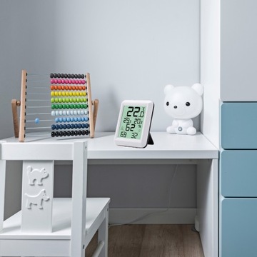 КОМНАТНЫЙ ТЕРМОМЕТР ПОГОДНАЯ СТАНЦИЯ ЦИФРОВОЙ ГИГРОМЕТР ЖК-дисплей ИЗМЕРЕНИЕ ВЛАЖНОСТИ