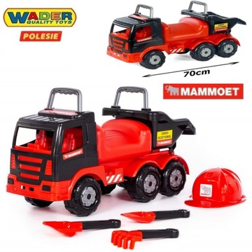 Duży Jeździk MAMMOET AUTO WYWROTKA PCHACZ + KASK
