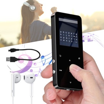 PRZENOŚNY ODTWARZACZ MUZYKI BLUETOOTH Z RADIEM FM, E-BOOKIEM, DYKTAFONEM