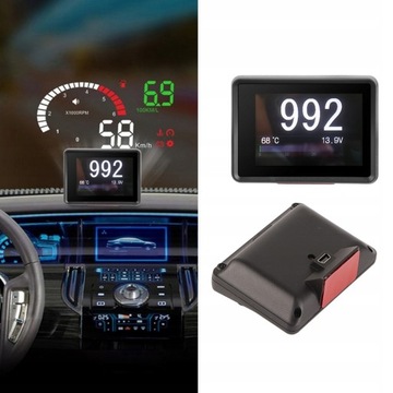 ИНСТРУМЕНТЫ АВТОМОБИЛЬНЫЕ ЧАСЫ ТЕМПЕРАТУРА HUD OBD