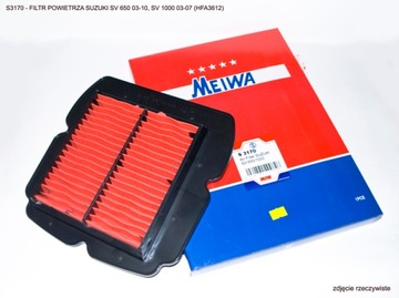 FILTR POWIETRZA SUZUKI SV 650 03-10 SV 1000 03-07 (HFA3612)