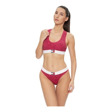 TOMMY HILFIGER STRINGI DAMSKIE MAJTKI 1P THONG RÓŻOWE r.M