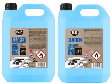 K2 CLAREN -22C ZIMOWY PŁYN DO SPRYSKIWACZY 5L X2