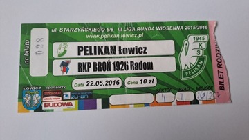 PELIKAN ŁOWICZ - BROŃ RADOM 22-05-2016