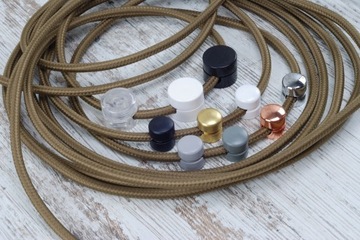 коричневый кабель плетеная проволока лофт ретро паук