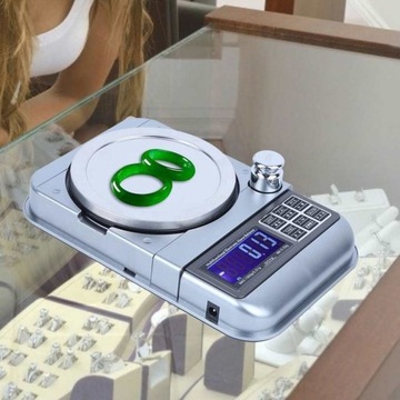 Электронные лабораторные весы draVires 800г 0,01г + наклейка