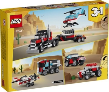 31146 Бортовой грузовик и вертолет LEGO CREATOR