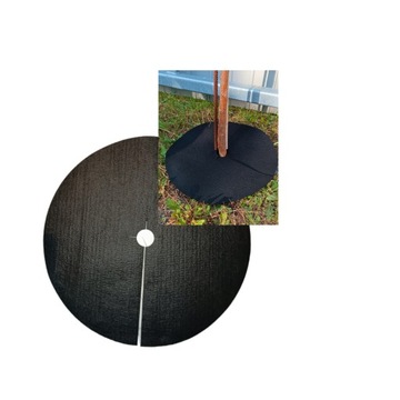 KRĄŻEK OSŁONA DONICZKOWA PRZECIW CHWASTOM DO OGRODU DUŻA 50CM Filc Filcowe
