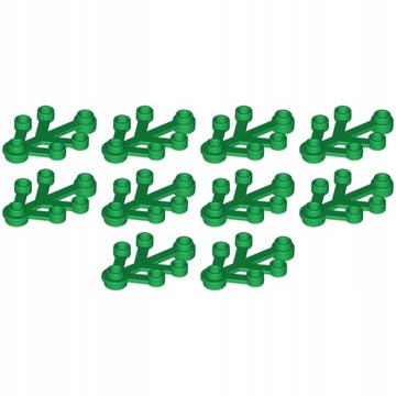 PAKIET LEGO 2423 Liść roślina 4x3 Zielony 242328 10szt NOWE