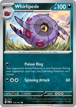 Whirlipede |116/167|TWM|Twilight Masquerade| Common