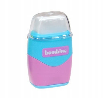 ДВОЙНАЯ ТОЧИЛКА BAMBINO с контейнером С ЛАСТИКОМ