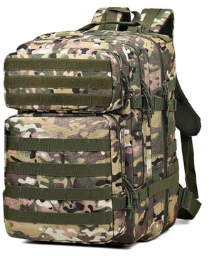 Plecak Turystyczny Trekkingowy Sportowy Wojskowy Taktyczny Moro Unisex 45l