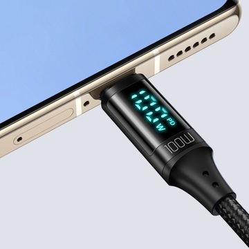 КАБЕЛЬ MCDODO С ДИСПЛЕЕМ USB-C БЫСТРАЯ ЗАРЯДКА USB TYPE C 5A 100W 1M