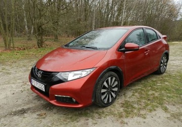 Honda Civic IX Hatchback 5d 1.8 i-VTEC 142KM 2014 Honda Civic sliczna zadbana 1,8 AUTOMAT 1wlascicielka 1.8 Benzyna 142KM, zdjęcie 2