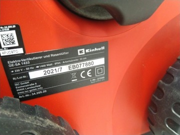 Электрический скарификатор Einhell GE-SA 1433 33 см 1400 Вт