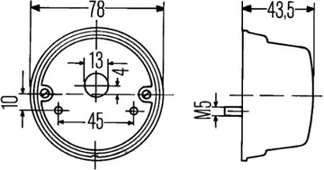 HELLA 2SB 001 259-261 SVĚTLO ZADNÍ KOMBINOVANÁ