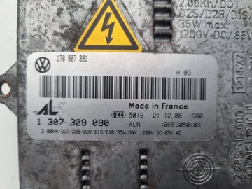 VOLKSWAGEN GOLF V MODUL MĚNIČ XENON LEVÝ 1T0907391 1307329090