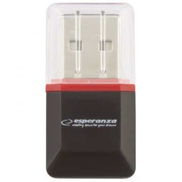 КАРТРИДЕР ESPERANZA MICRO SD USB ЧЕРНЫЙ