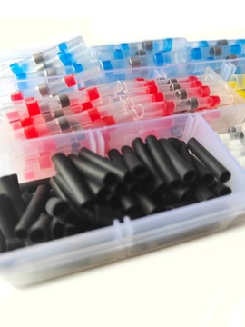 Трубные соединители, термоусадочная трубка с жестью, кабельные соединители, набор 260 шт.