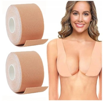 2x ФОРМИРУЮЩАЯ ЛЕНТА, ПОДЪЕМНАЯ, ПОДДЕРЖИВАЮЩАЯ ГРУДЬ, ГОЛАЯ СПИНА PRO 5M